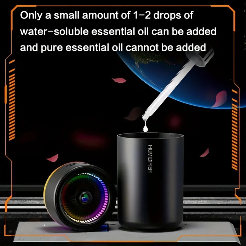 Humidificador de Aromaterapia LED para Coche y Hogar