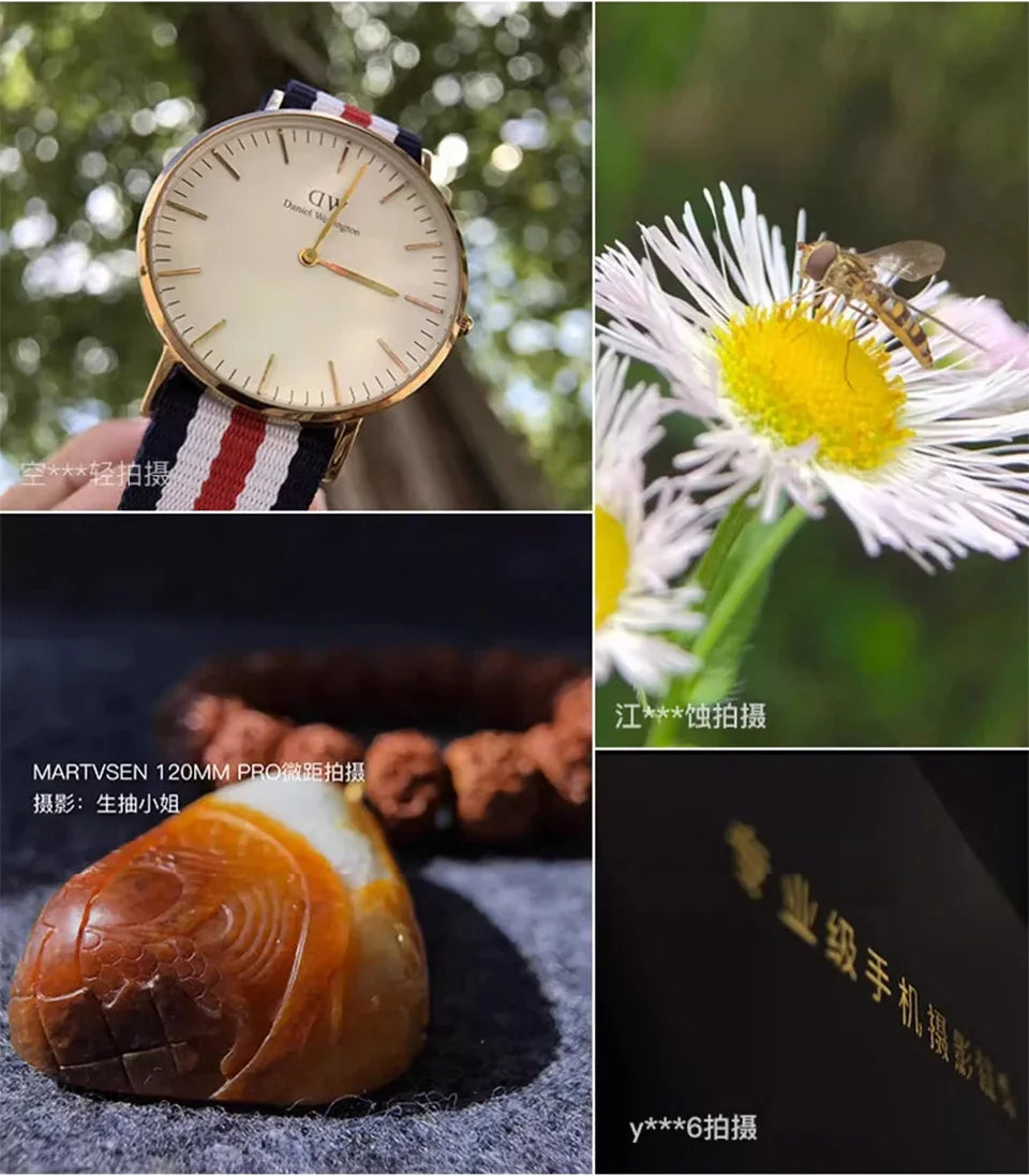 Lente Macro 120MM 10X HD 5K para iPhone y Android