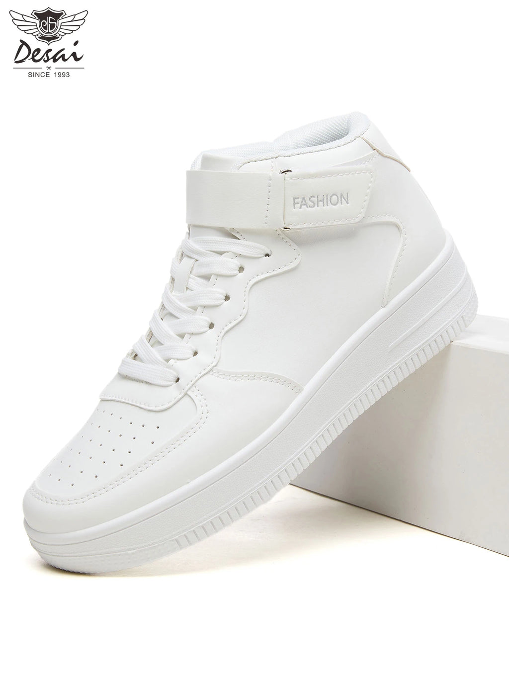 Zapatillas Deportivas Blancas de Plataforma con Cordones para Hombre y Mujer, Calzado Casual Transpirable para Caminar, Estilo Urbano