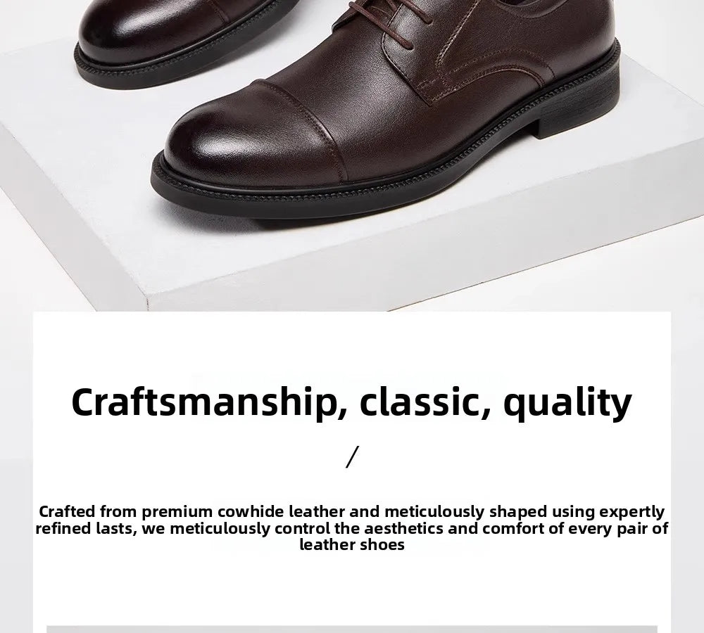 Golden Camel Zapatos informales para hombre, cómodos, antideslizantes, de cuero, con suela suave, zapatos planos para caminar, zapatos de vestir ligeros