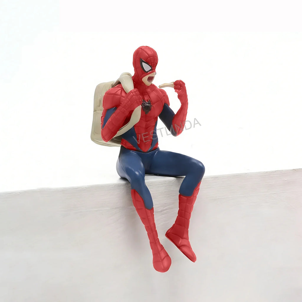 Mini Figuras de Superhéroes de 7-9 cm, Modelo de Spiderman, Juguete Coleccionable, Estatuilla de Películas Clásicas, Decoración Portátil para Escritorio, Juguetes Divertidos