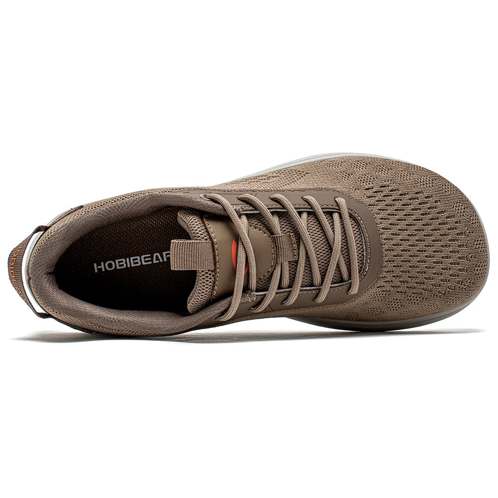 HOBIBEAR Zapatos descalzos de punto, zapatillas unisex con punta ancha y caída cero, zapatos informales transpirables minimalistas para caminar