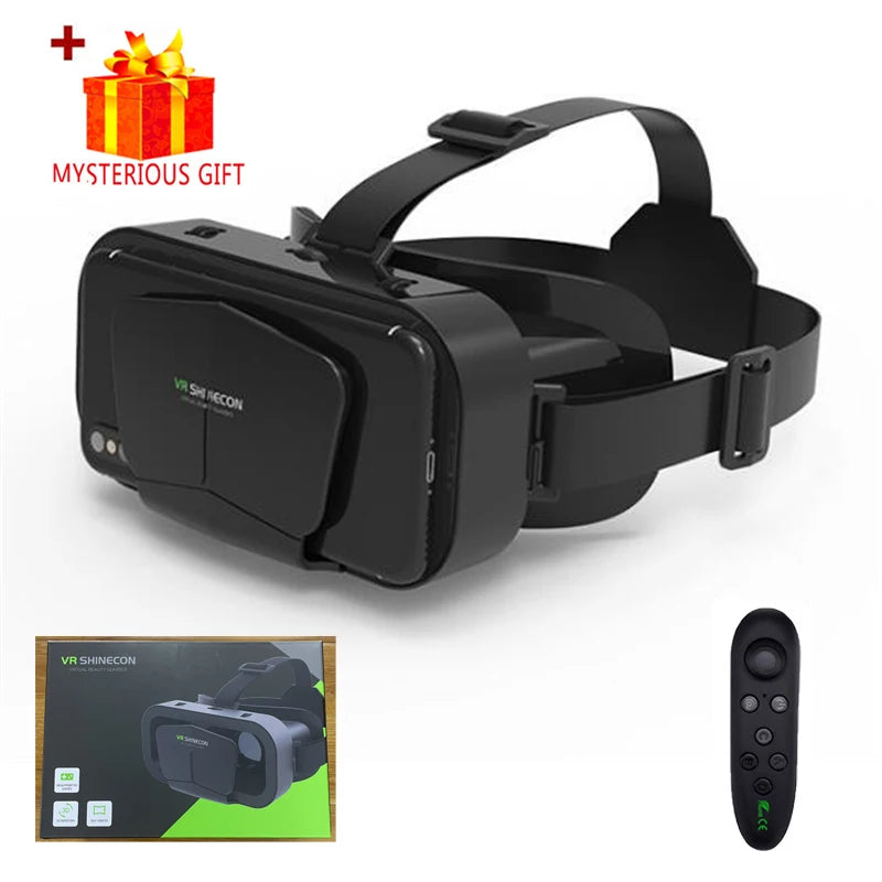 Shinecon Viar-gafas 3D VR, dispositivo de Realidad Virtual, lentes para casco, auriculares, gafas inteligentes para teléfono inteligente, Realidade móvil