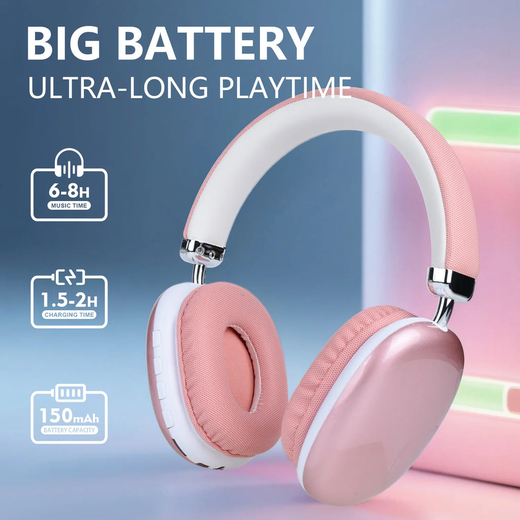 B40 Rosa Auriculares Over-Ear Bluetooth 5.3 HiFi