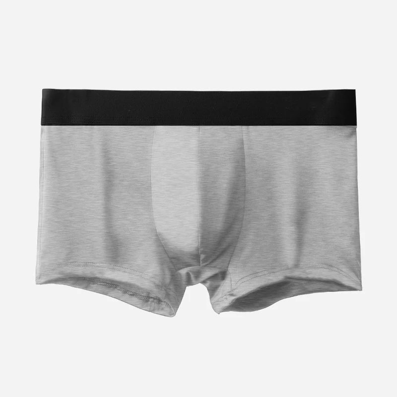 Ropa interior para hombres al por mayor Europa y Estados Unidos boxeadores transfronterizos de seda de hielo boxeadores de tamaño inglés pantalones cortos de gran tamaño