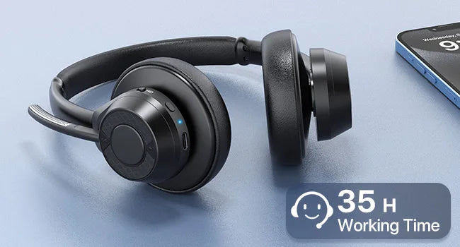 Auriculares Bluetooth 5.4 con Micrófono ENC y Conexión Multipunto