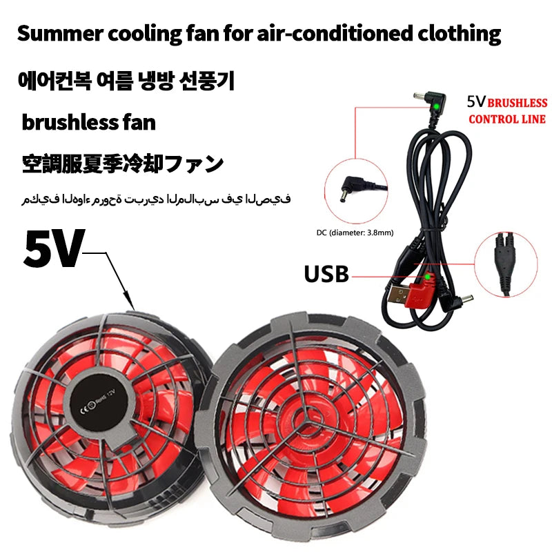 Ventilador para Chaleco de Refrigeración
