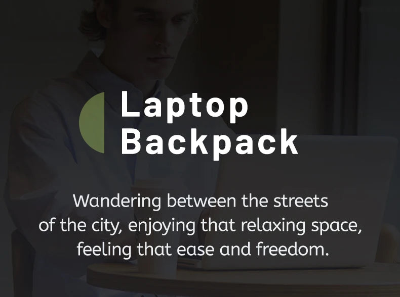 Mochila para Laptop con Puerto USB de Carga para Hombre