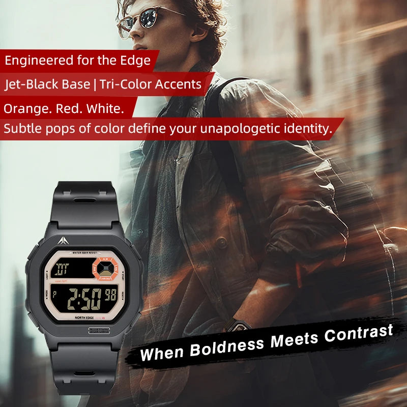 NORTH EDGE X1 Reloj Inteligente Digital 50M