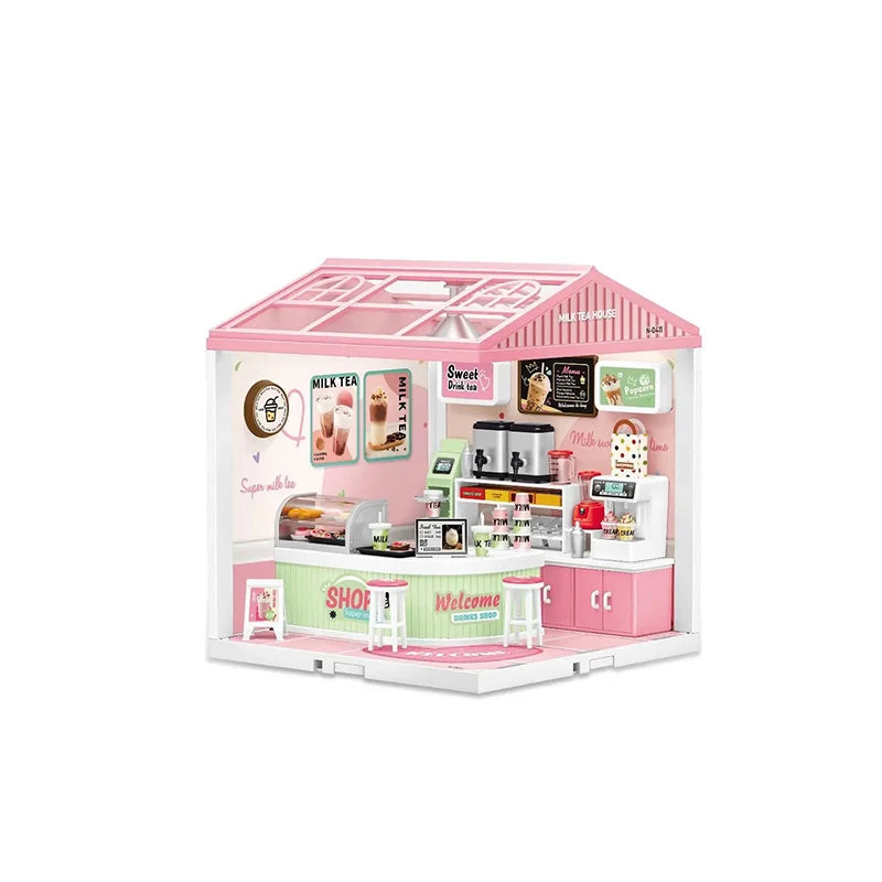 Kit de Construcción DIY Miniatura con Luces LED