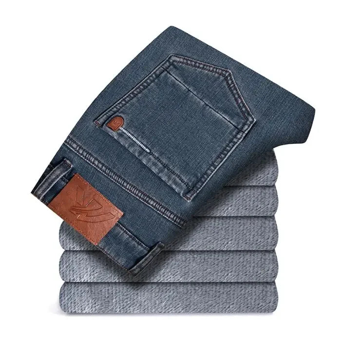 Pantalones Vaqueros de Terciopelo Cálidos para Hombre, Rectos, Invierno