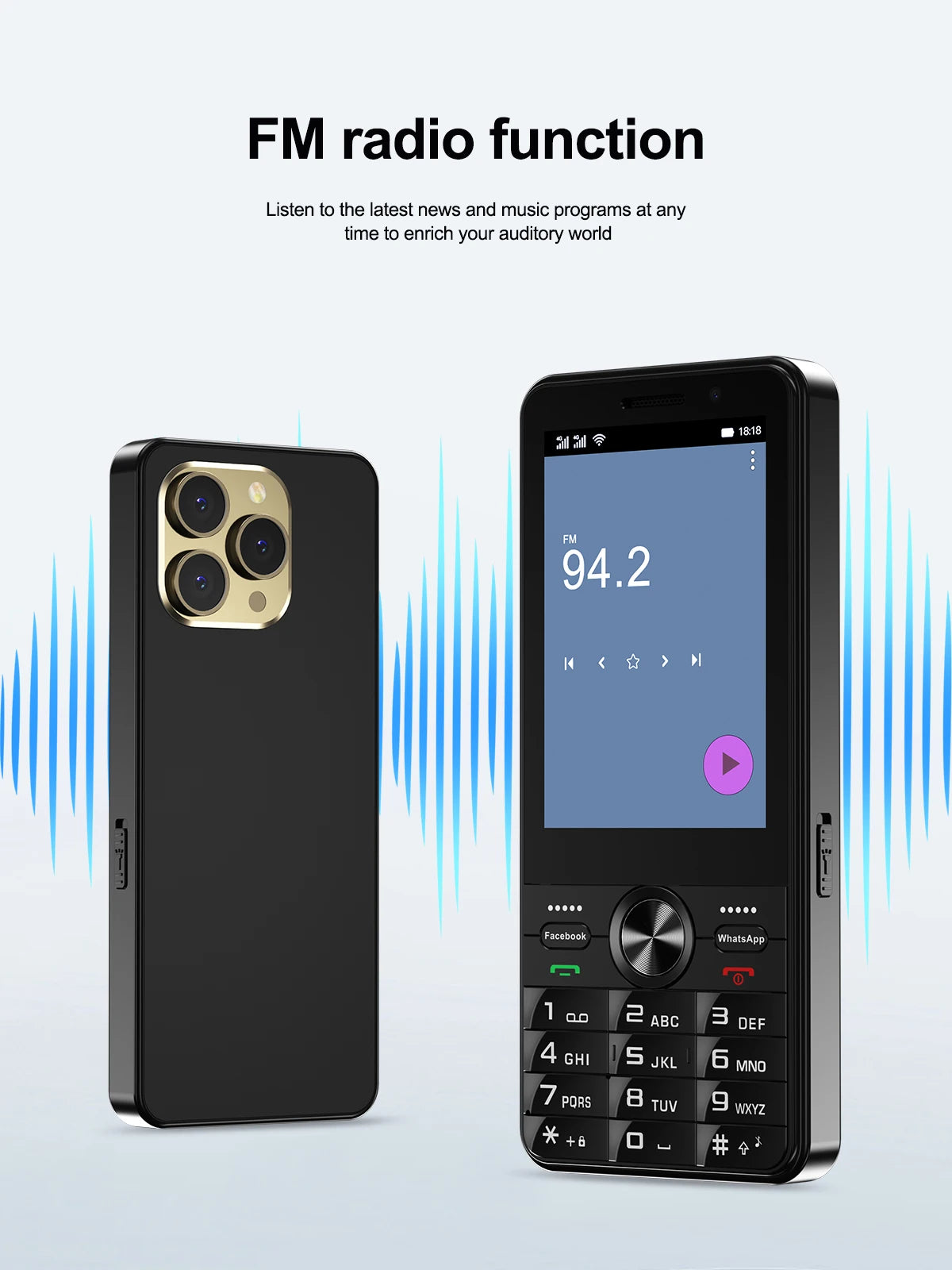 SERVO F24 PRO – Celular 4G Android 3.5" Doble SIM 2+16GB