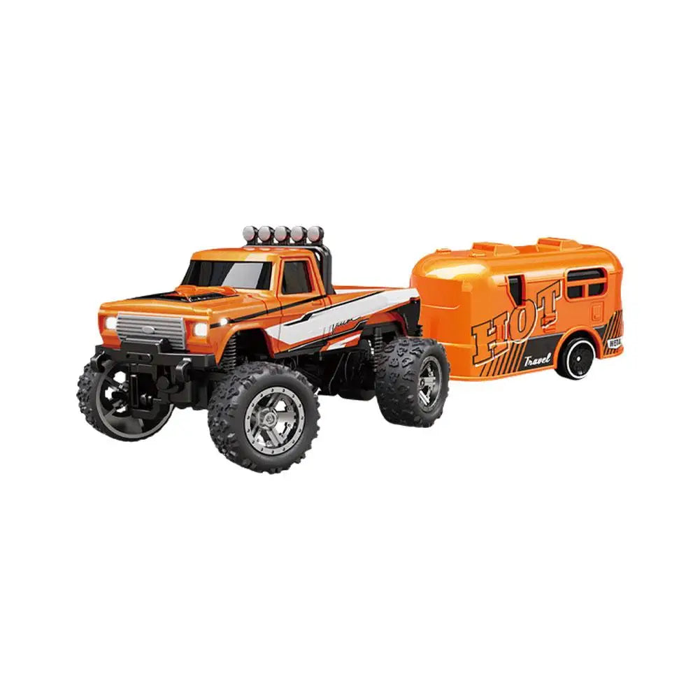 Mini coche de escalada todoterreno con Control remoto de 2,4G, camión monstruo todoterreno RC, modelo de aleación 1/64, vehículo todoterreno de juguete eléctrico