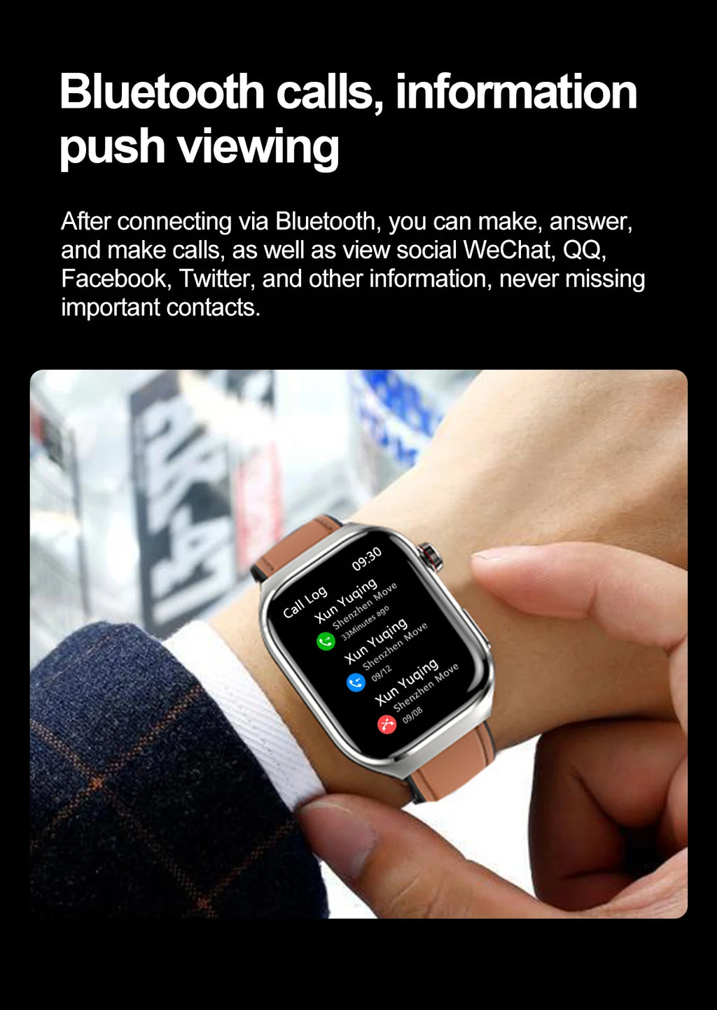 2025New Micro examen físico reloj inteligente para hombres ácido úrico grasa corporal cinco órganos salud relojes Bluetooth llamada SmartBracelet