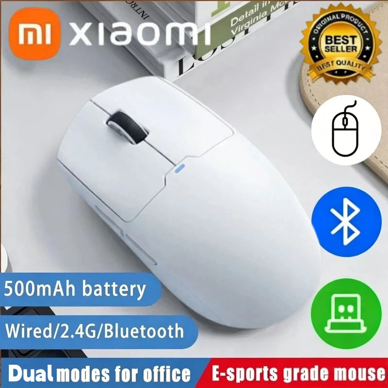 Ratón Xiaomi Bluetooth 2,4G, inalámbrico, de modo dual, recargable, ergonómico, para oficina, juegos, portátil, para iPad, PC, portátil, 2026