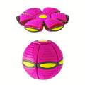 La pelota que rebota con platillo volador es un juguete duradero, elástico y divertido para perros, adecuado para actividades y ejercicios al aire libre