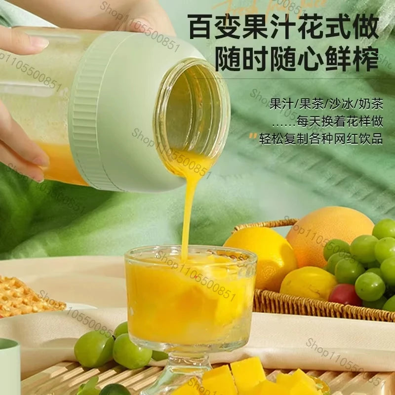 Exprimidor Portátil Recargable 800ml con Triturador de Hielo