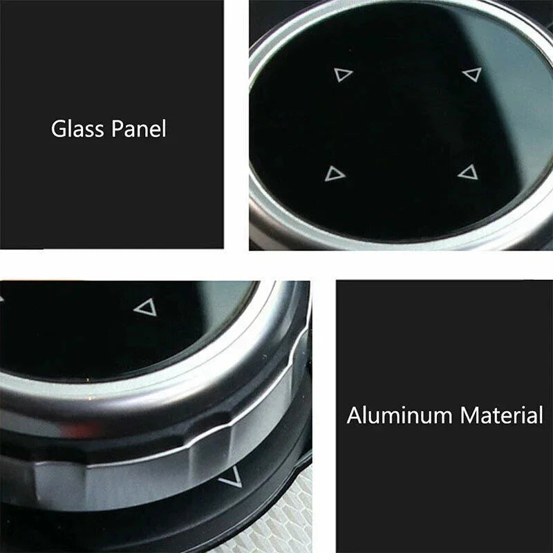 Cubiertas para Botones de Control Multimedia con Perilla Grande para BMW Serie 1 2 3 4 5 6 7 X1 X5 X6 F20 F30 F10 F07 E60 E90 E70 IDrive