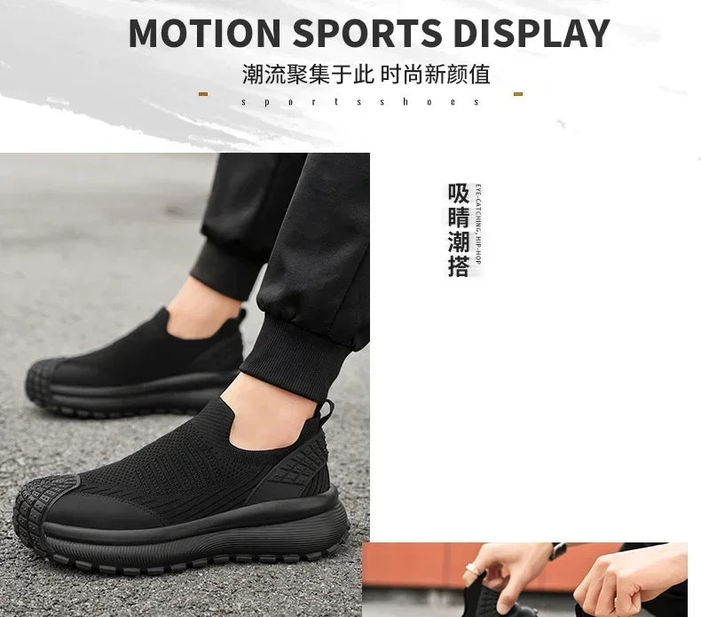 Zapatos planos ligeros de marca informales transpirables para hombre, zapatillas cómodas de moda, zapatos de hombre de talla grande
