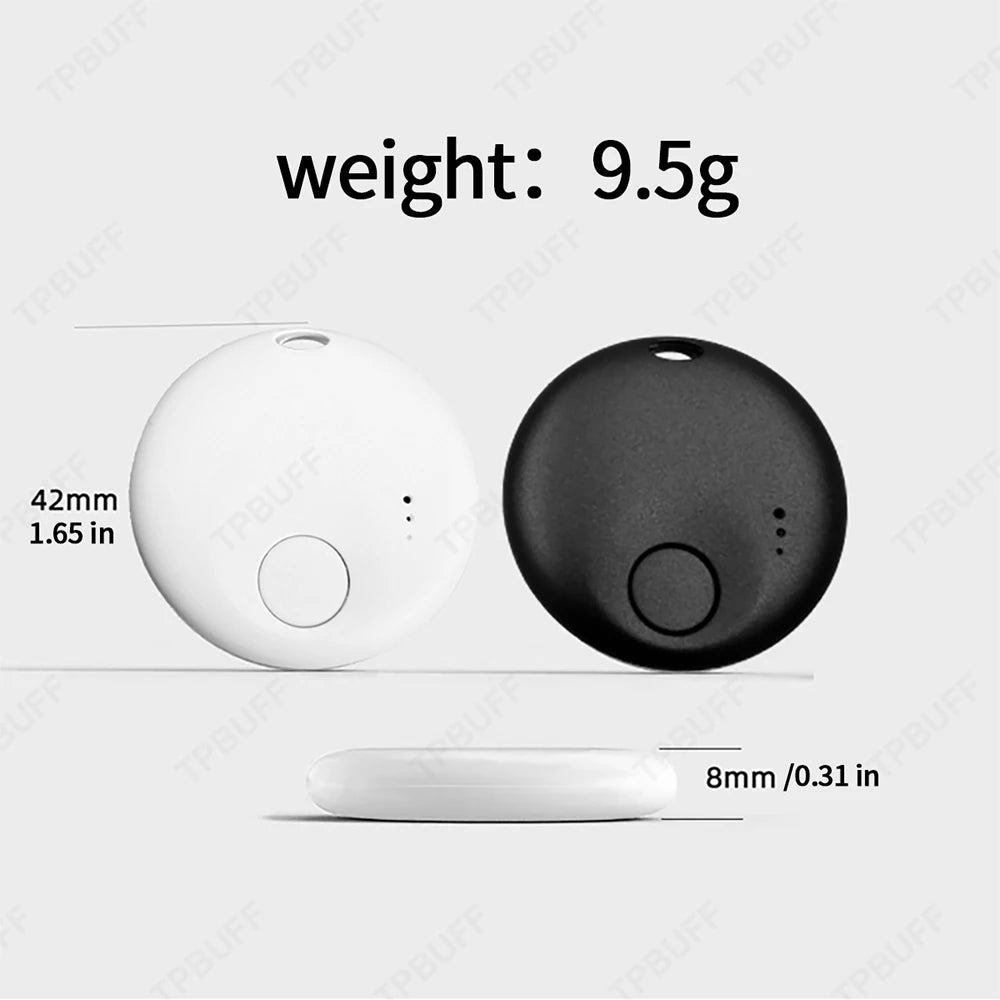 Localizador GPS de Doble Sistema Google y Apple, Rastreador de Ubicación Google Find My, Mini Dispositivo GPS para Motocicleta, Etiqueta Bluetooth Inalámbrica