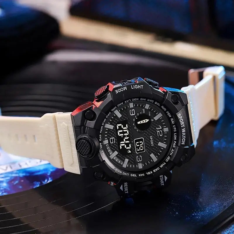 Reloj Deportivo Digital LED YIKAZE Militar Multifuncion