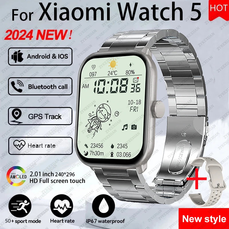 Reloj Inteligente Serie 5 Global con AMOLED, GPS y Llamadas Bluetooth
