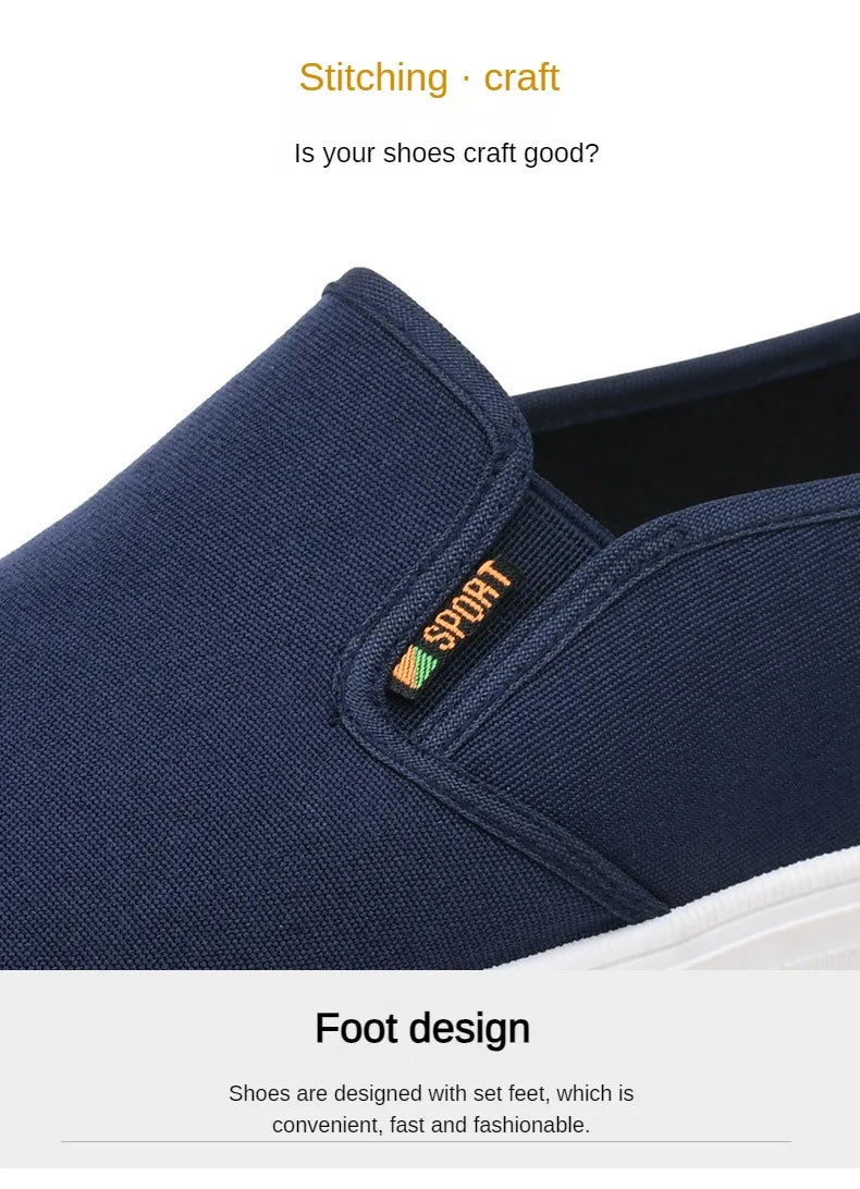 Zapatillas de Lona para Hombre sin Cordones | Livianas y Casuales