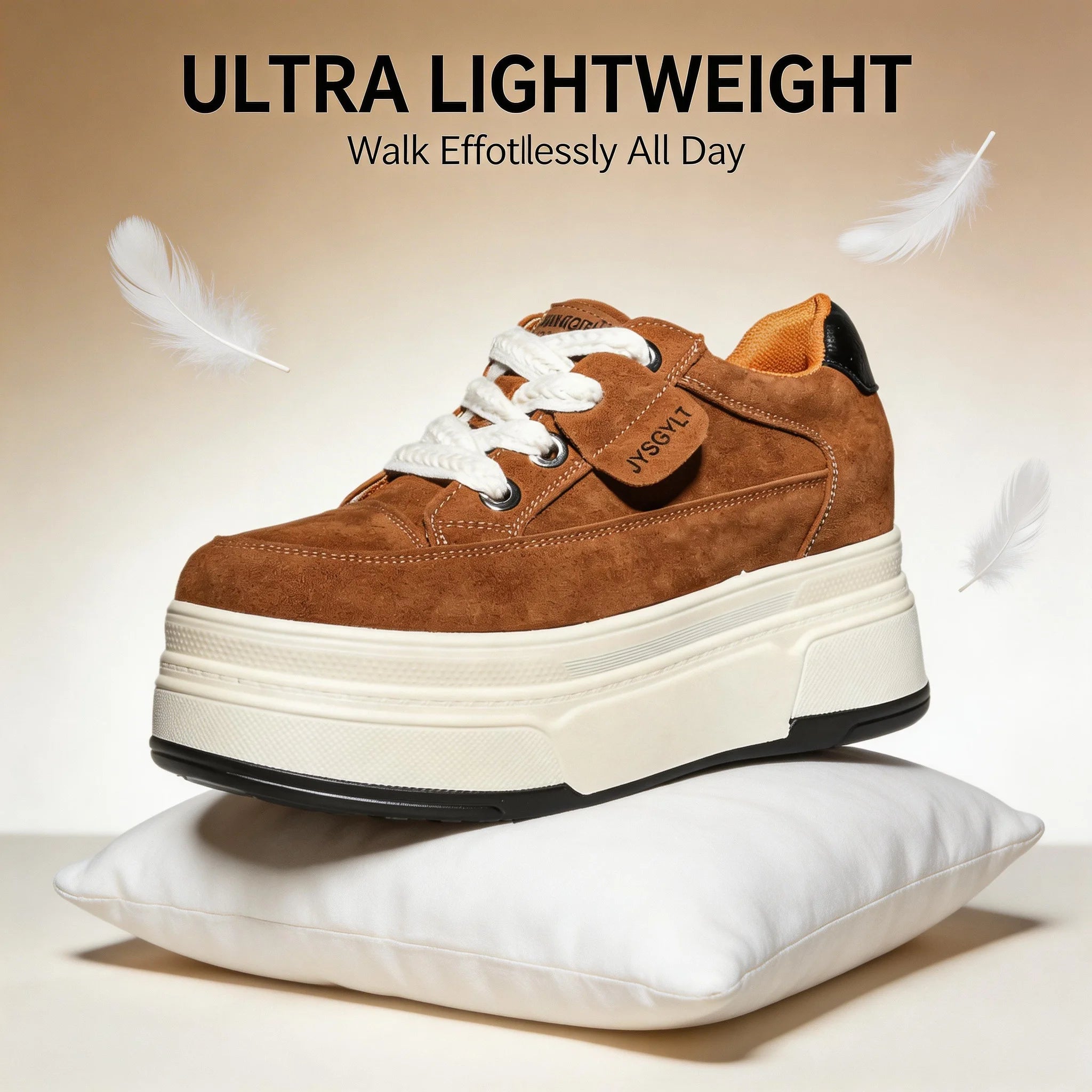 Zapatillas con Cuña Oculta para Mujer - Plataforma 9cm