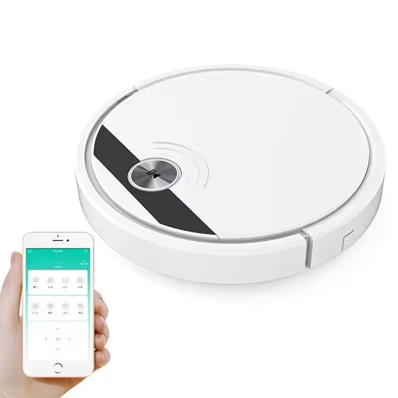 Robot Aspirador 3 en 1, 2800Pa, Control Remoto y App, Barrido Húmedo y Seco