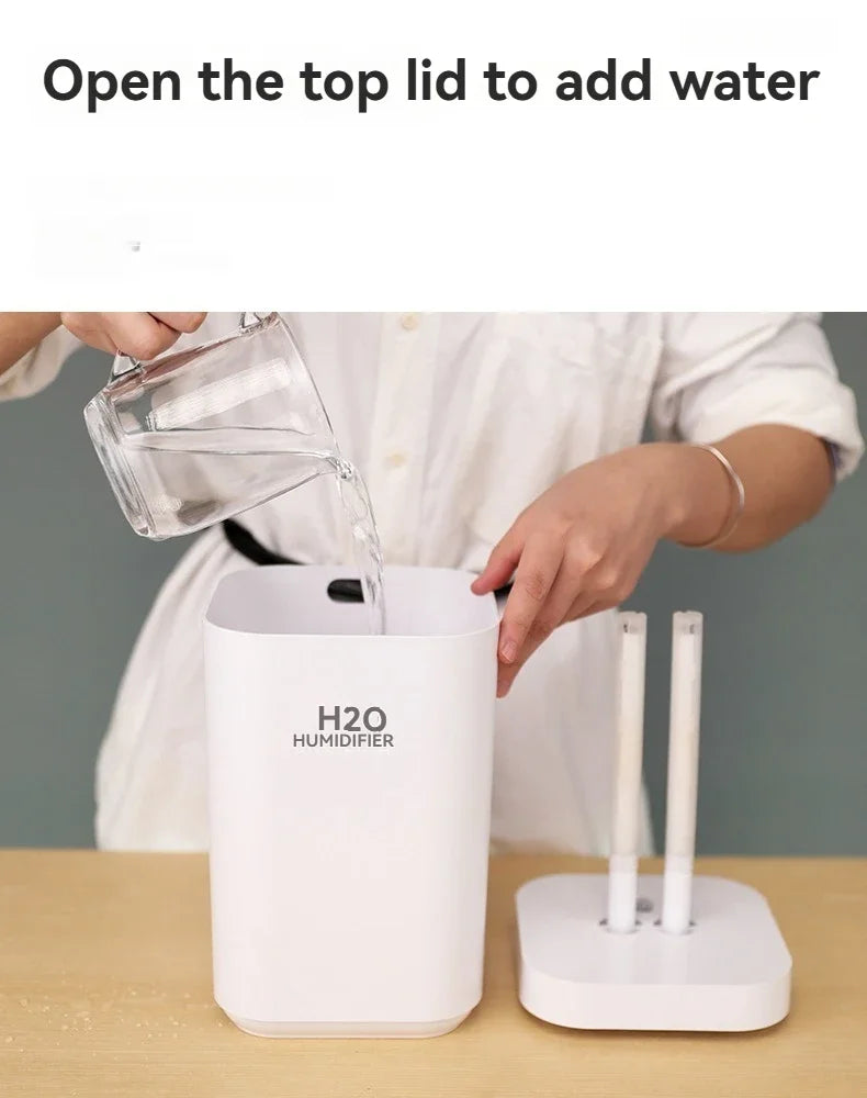 Humidificador 3.3L Filtro Dual USB