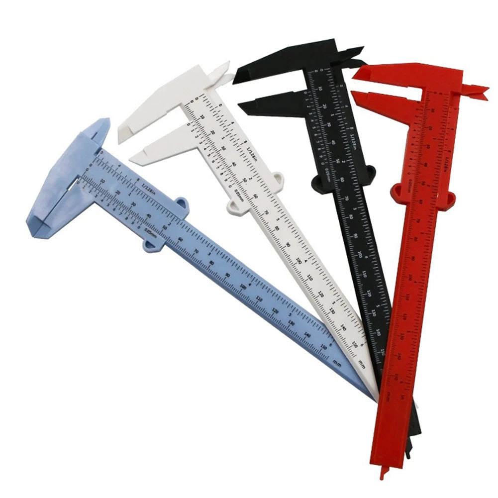Calibrador Vernier de Plástico 0-150mm de Profundidad