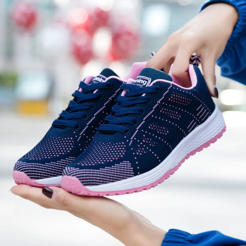 YRZL Zapatillas de deporte para hombre, zapatillas de deporte transpirables de malla cómodas y ligeras a la moda, zapatos deportivos para parejas, zapatos de tenis al aire libre para hombres