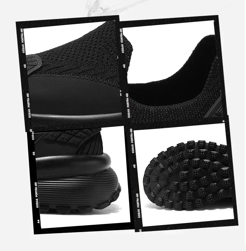 Zapatos planos ligeros de marca informales transpirables para hombre, zapatillas cómodas de moda, zapatos de hombre de talla grande