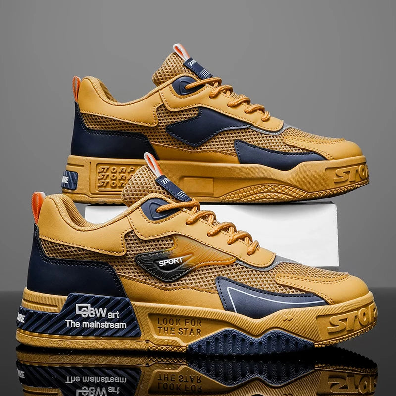 Zapatos de skate transpirables. Zapatos deportivos casuales de moda para hombre, zapatos para calle al aire libre, zapatos de hombre modernos y versátiles, adecuados
