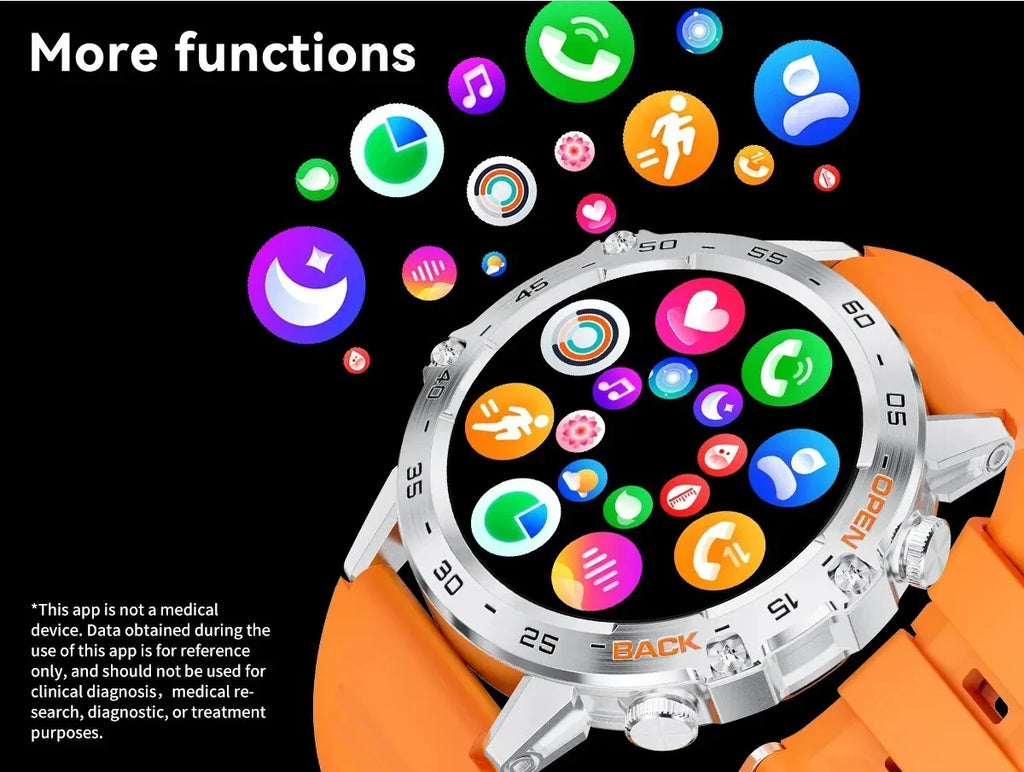 LIGE Reloj Inteligente Ritmo Cardíaco Bluetooth
