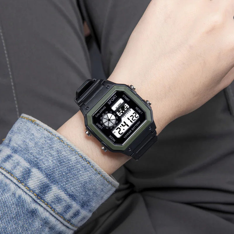 Reloj Deportivo Digital LED YIKAZE para Hombre