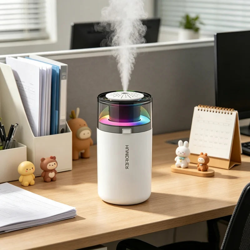Humidificador USB con Batería y Purificador de Aire