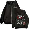 Buzo con Capucha y Cremallera Twilight - Estilo Hip Hop Unisex