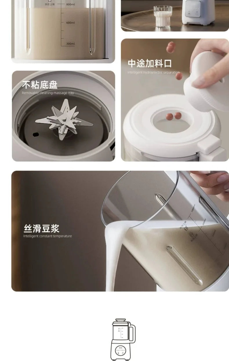 Licuadora para Leche de Soya Automática con Cocción 220V
