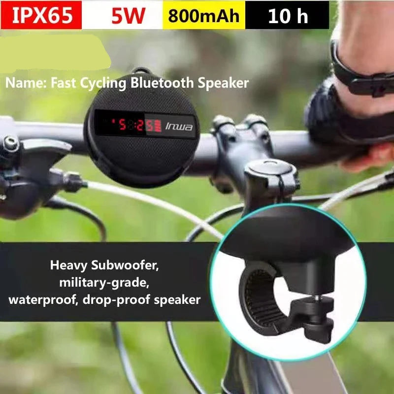 Altavoz Bluetooth inalámbrico para bicicleta, Mini Subwoofer portátil resistente al agua, Caja De Som, caja De sonido, música, Bocina, Coluna Blootooth