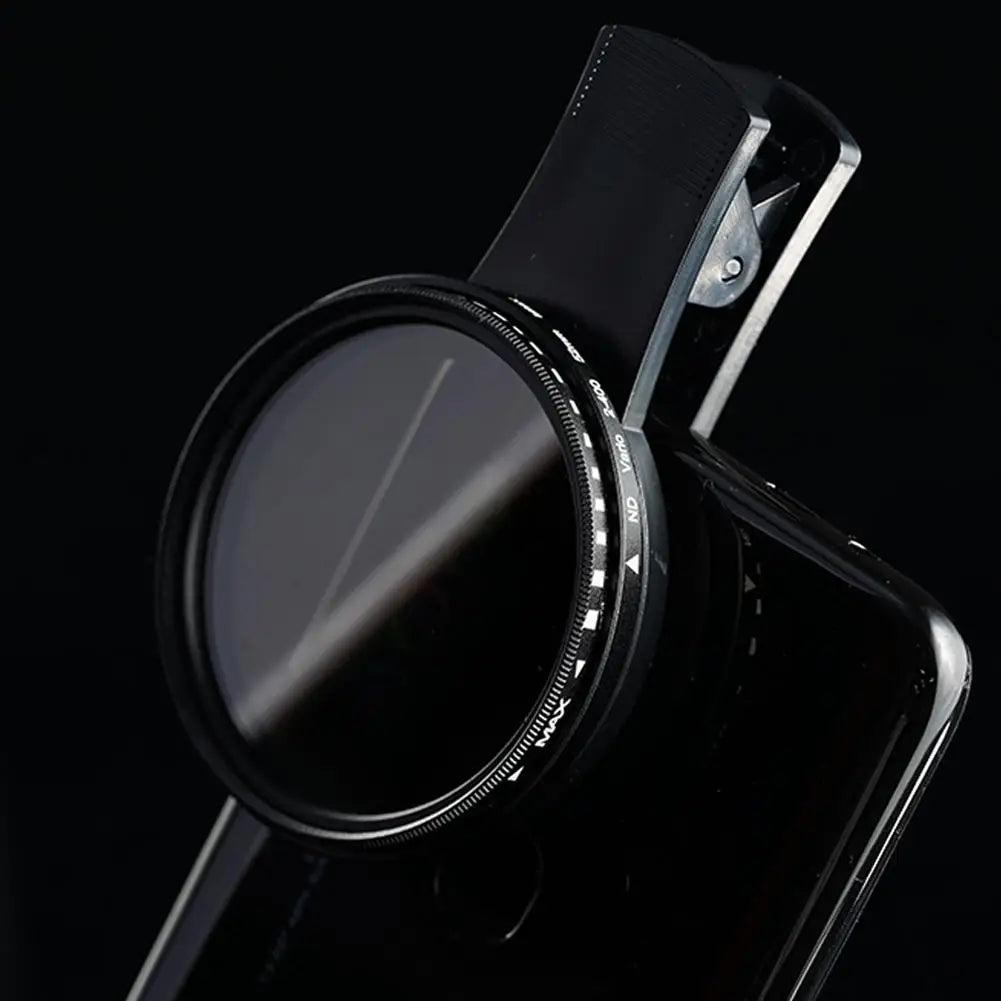 Filtro CPL y ND Ajustable para Teléfono Clip Universal 37/52mm