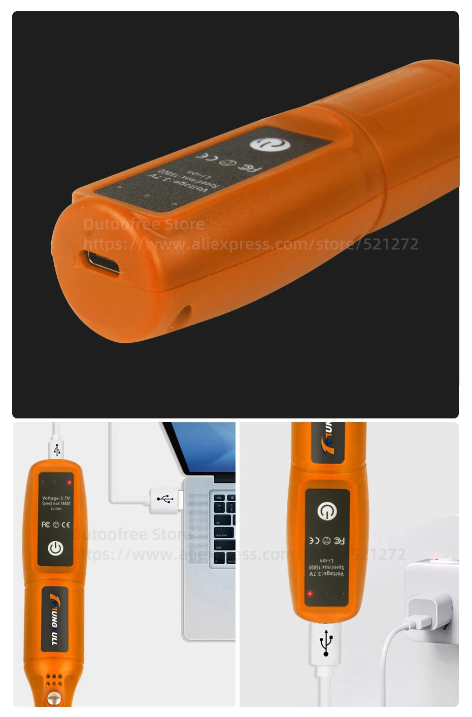 Mini Taladro Inalámbrico recargable, máquina de pulido, bricolaje, Mini herramienta rotativa, herramienta de grabado USB, herramienta Dremel, Mini máquina de grabado