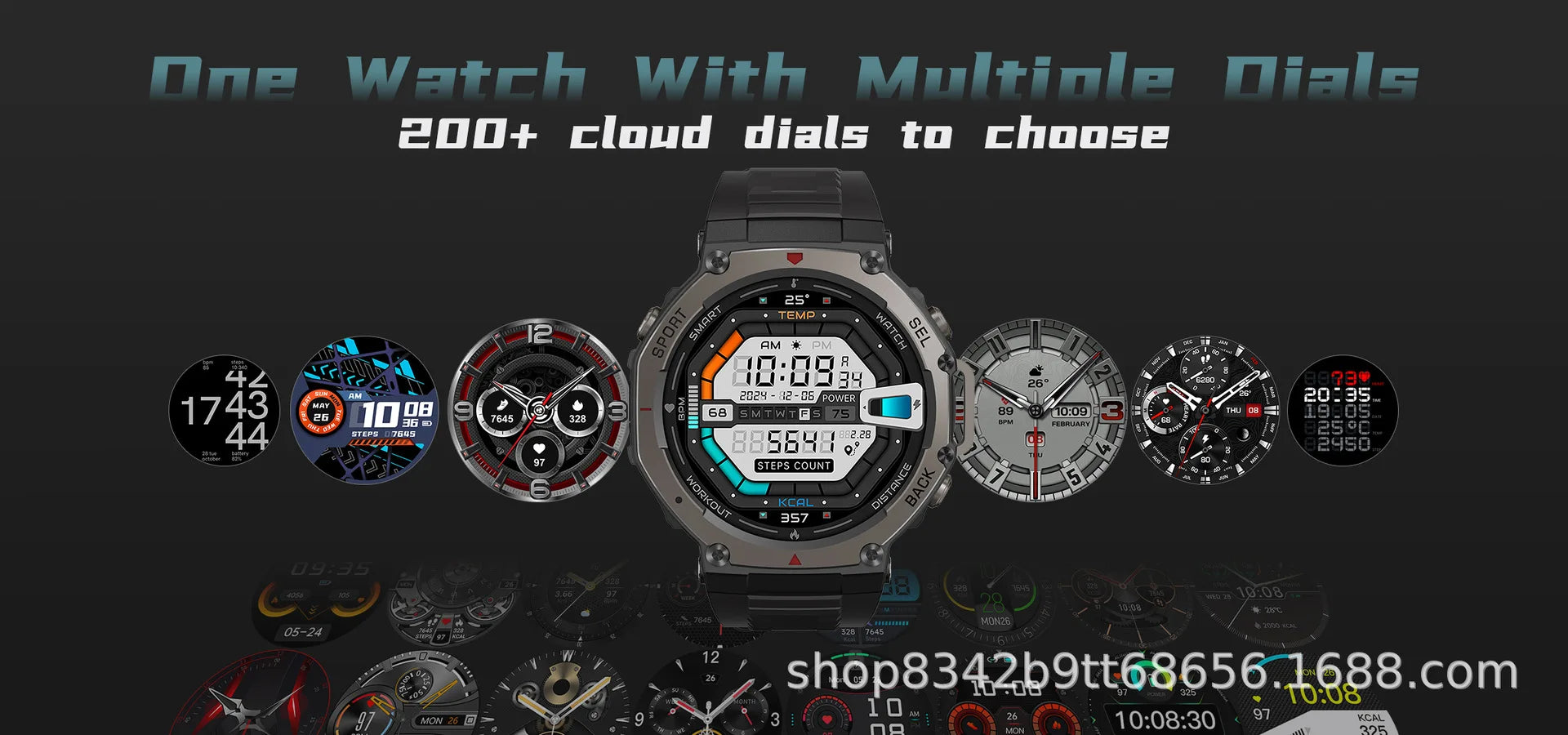 DM58 Reloj Inteligente AMOLED GPS Barómetro