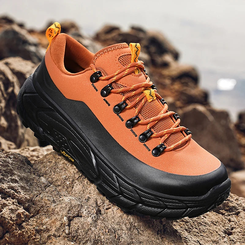 Botas de senderismo para hombre, transpirables y antideslizantes para trekking