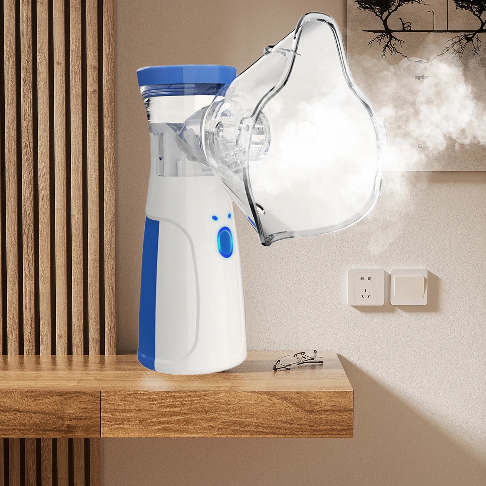 Vaporizador Facial e Humidificador Nano Ion 2 en 1