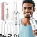 Irrigador de agua Dental inalámbrico portátil, irrigador de dientes bucales resistente al agua recargable de viaje, 4 modos Ipx7