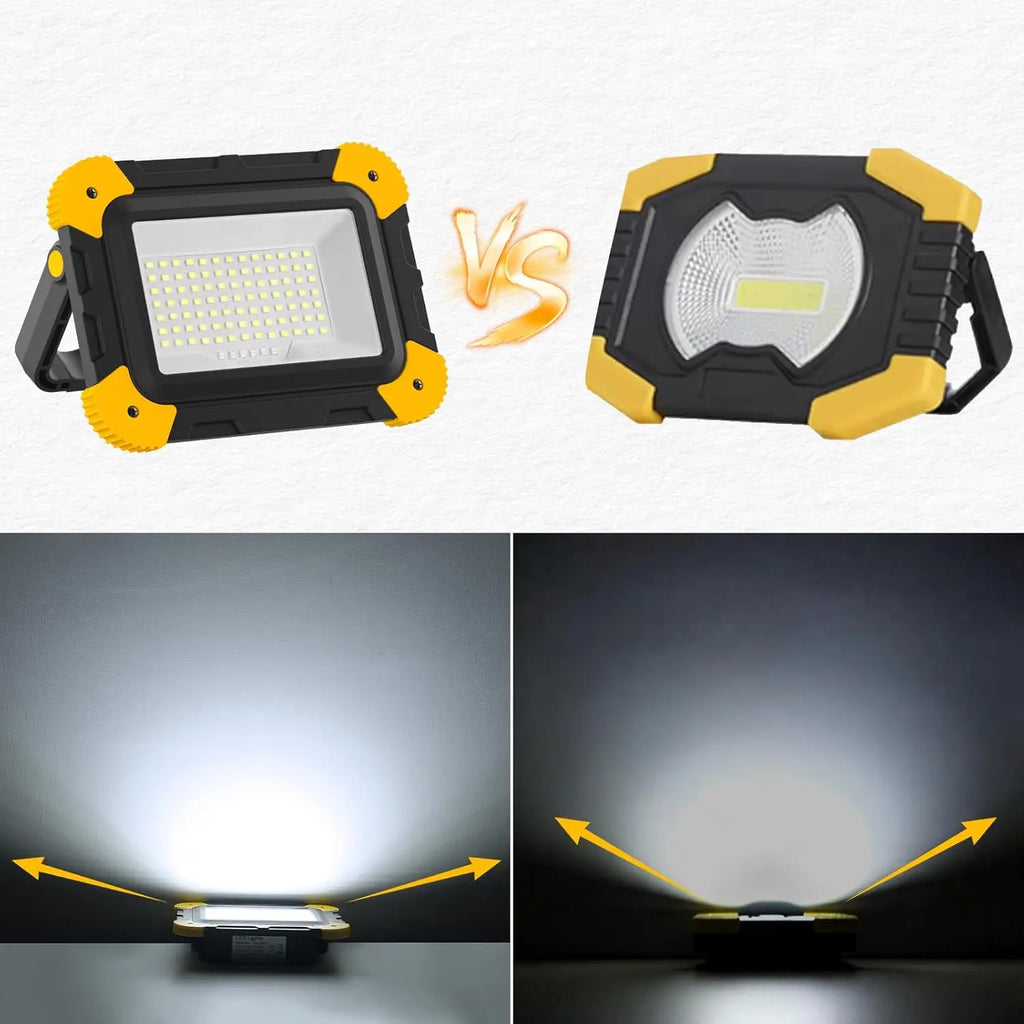 Foco LED de Trabajo Portátil 5 Modos Recargable para Taller