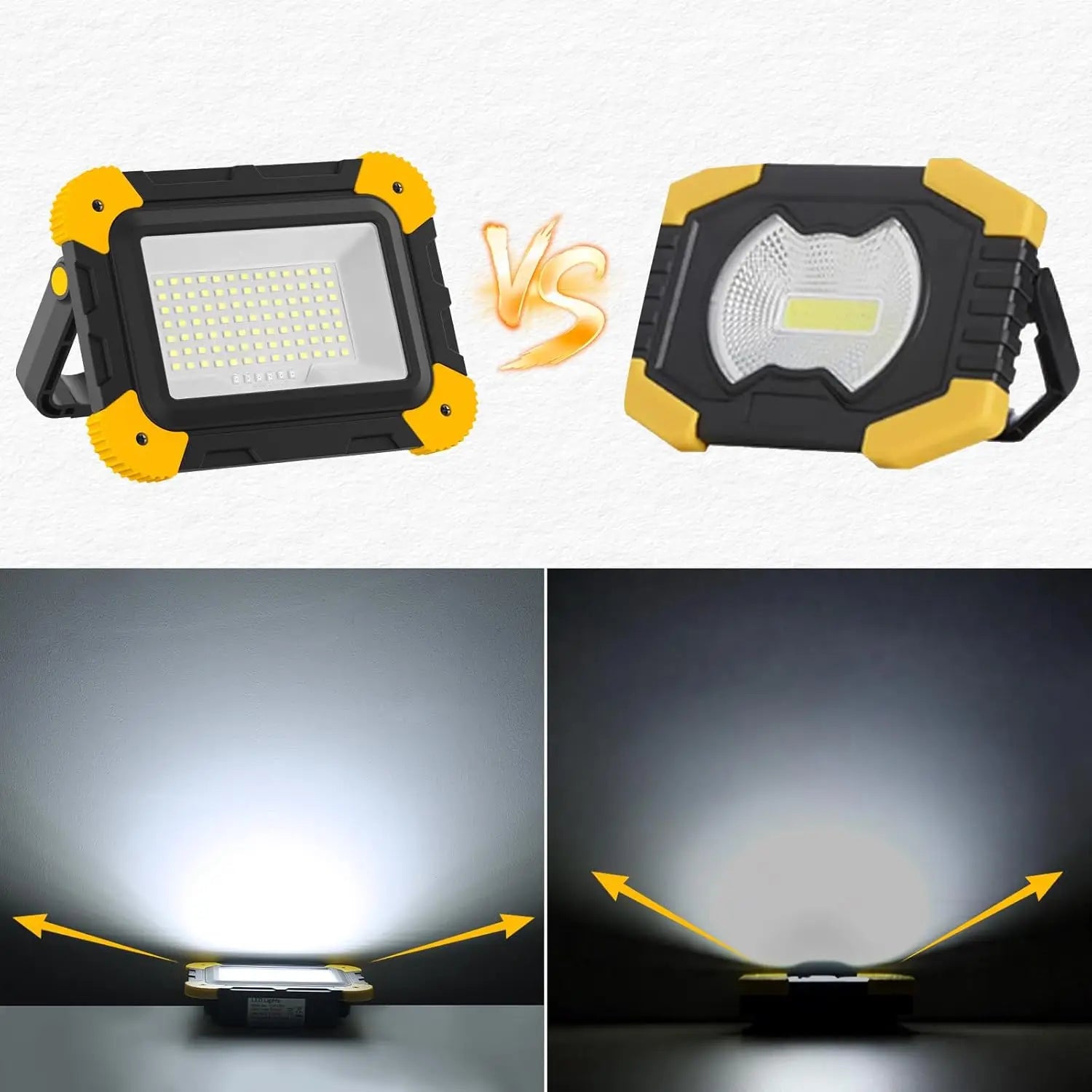 Foco LED de Trabajo Portátil 5 Modos Recargable para Taller
