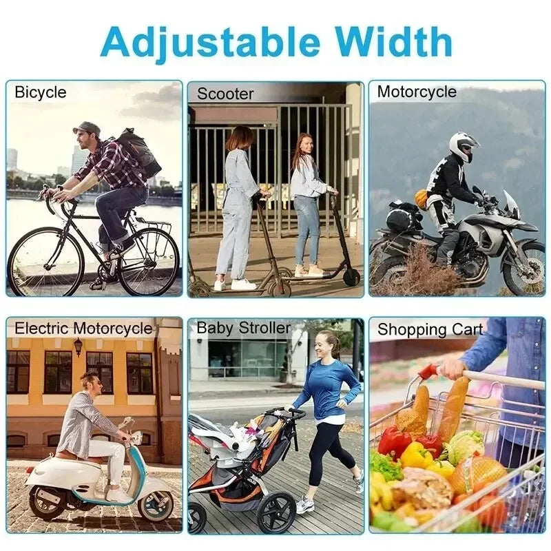 VIKEFON 360 °   Soporte Giratorio para Teléfono de Bicicleta Eléctrica, para iPhone, para Ciclismo, Bicicleta de Montaña, Motocicleta, Soporte Antideslizante