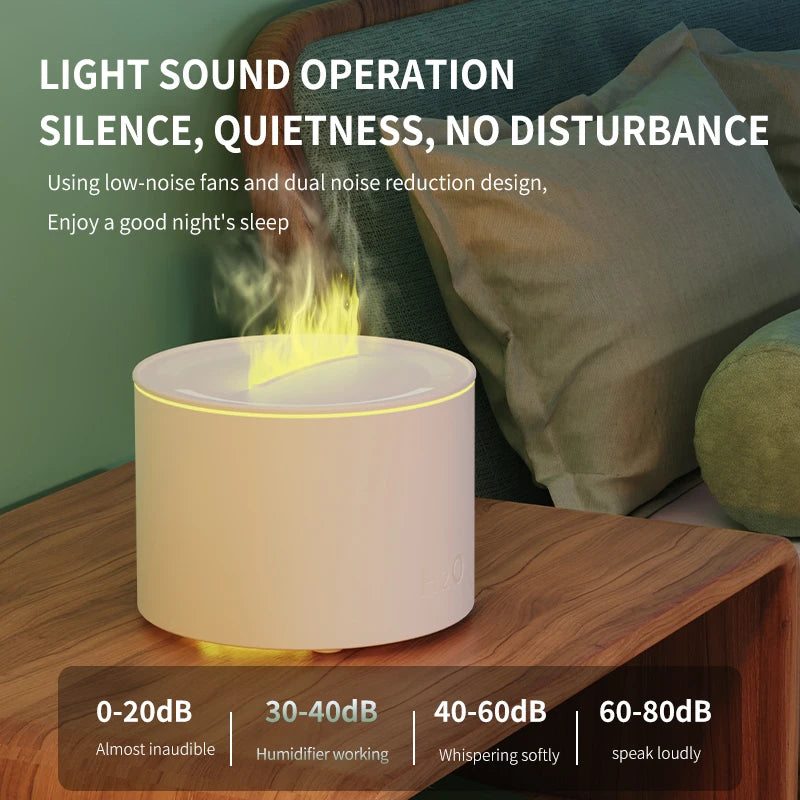 Humidificador Llama Simulada Compacto